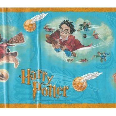 SAMPLE - Harry Potter Golden Snitch Self Adhesive Border 19-305