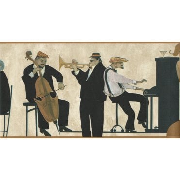 SAMPLE - Jazz Band Gold Border By Imperial B63506