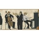 SAMPLE - Jazz Band Gold Border By Imperial B63506