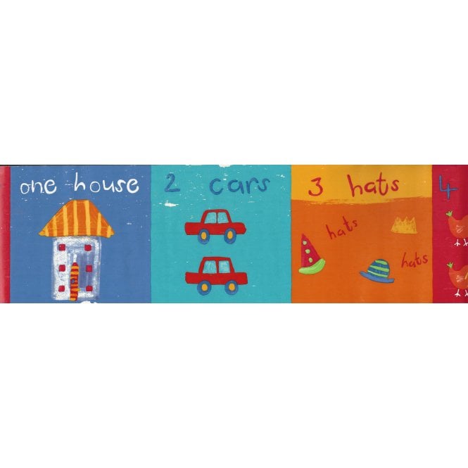 SAMPLE - Kids Abacus Multi Self Adhesive Border ZQC485