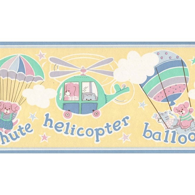 SAMPLE - Landing Yellow 10 Metre Border by Coloroll 209461