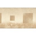 SAMPLE - Modern Ombre Square Motif Yellow / Silver 10 Metre Border by Brandenburger 308-1