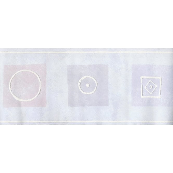 SAMPLE - Network Square Lilac Border by Crown 42998