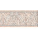 SAMPLE - Pizarro Peach / Steel Blue 10 Metre Border by Coloroll 210719