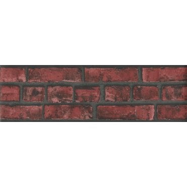 SAMPLE - Red Brick Effect Wallpaper Border by P+S International 05233-20