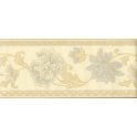 SAMPLE - Savoir Flower Cream 10 Metre Border by Coloroll 209072