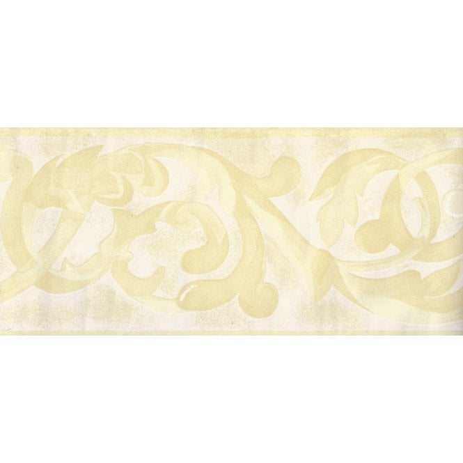 SAMPLE - Scroll Yellow Border by Crown 21560