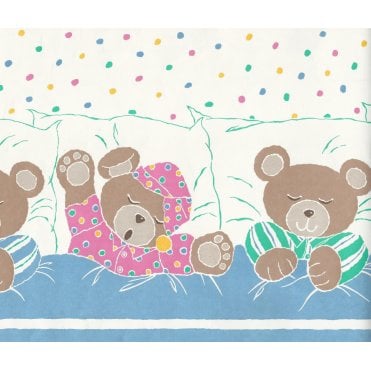 SAMPLE - Sleeping Teddy Bears 10 Metre Border by Storeys 149469