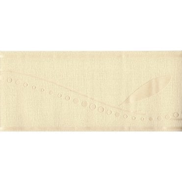SAMPLE - Spot On Leaf Cream Textured Border by Crown 43398