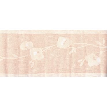 SAMPLE - Stencil Floral Peach Border by Crown 4582