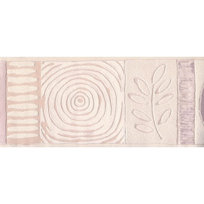 SAMPLE - Style de Vie Aztec Pink Border by Crown 44715