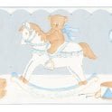SAMPLE - Tartine et Chocolat Teddy Bears Blue Border 57932302