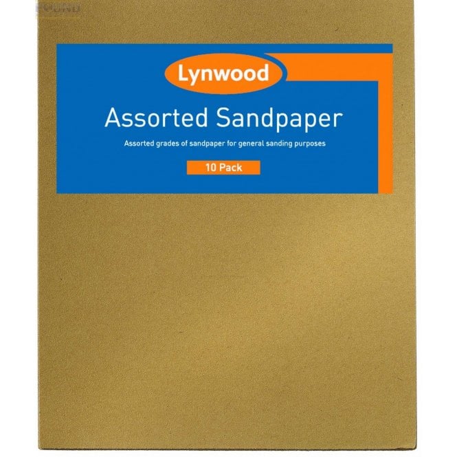 Sandpaper - Assorted 10 pack