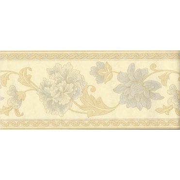 Savoir Flower Cream 8 Metre Border by Coloroll 209072