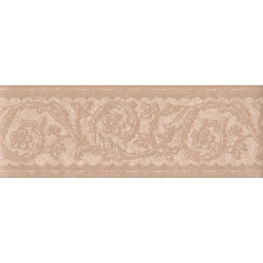 Scroll Acanthus Leaf Scroll Peach 10 Metre Border by Coloroll 117117