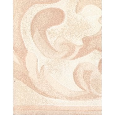 Scroll Peach Border by Crown 21562