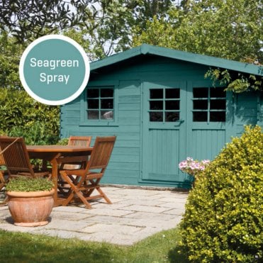 Seagreen Spray Garden Colours Paint - Johnstone's Woodcare