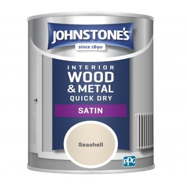 Seashell Quick Dry Satin - Johnstones Interior Wood & Metal Paint