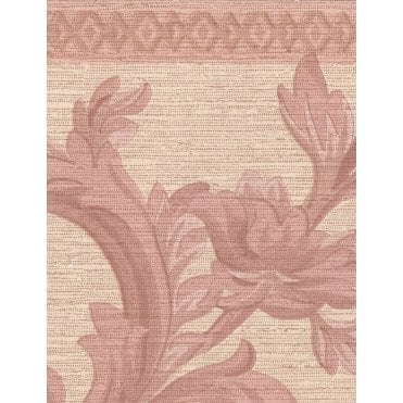 Sheena Scroll Beige / Coral 10 Metre Border by John Wilman 516019