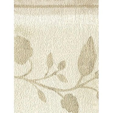 Sienna Leaf Cream / Beige Border by Crown 62092