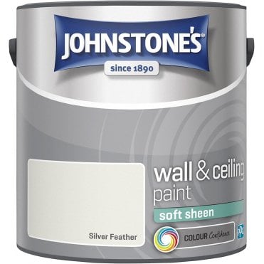 Silver Feather Soft Sheen Emulsion - Johnstones Wall and Ceiling Paint