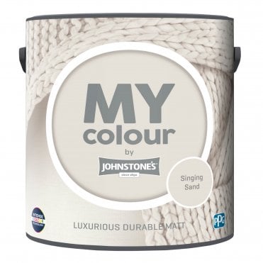 MY Colour | Singing Sand Durable Matt Emulstion Paint 2.5L Can | Johnstone's Paint from PPG