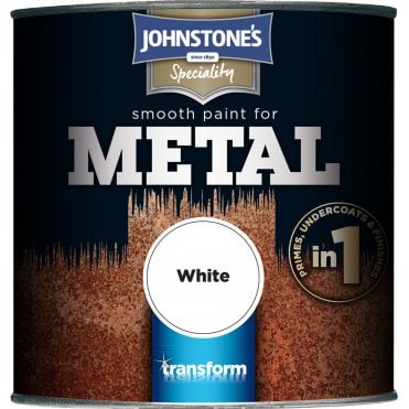 Smooth Paint For Metal White - Johnstone's Speciality Paint