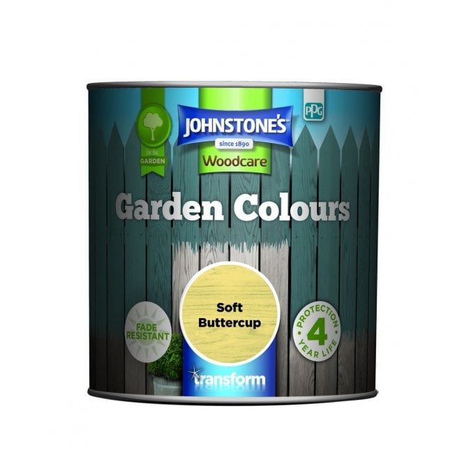 Soft Buttercup Garden Colours Paint - Johnstone's Woodcare