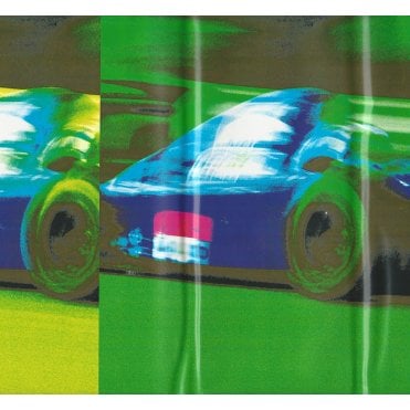 Speed Racing Digital Print Self Adhesive Wide Border by Crown 72134