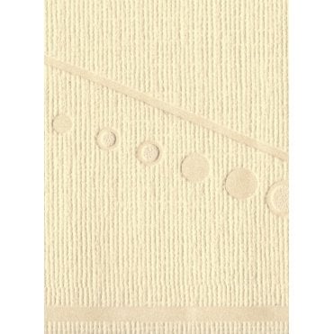 Spot On Leaf Cream Textured Border by Crown 43398