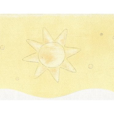 Stars & Moons Scalloped Border by Rasch 170801
