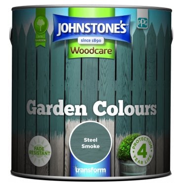 Steel Smoke Garden Colours Paint - Johnstone's Woodcare