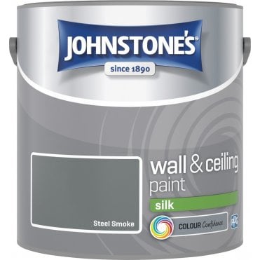 Steel Smoke Silk Johnstones Paint Can