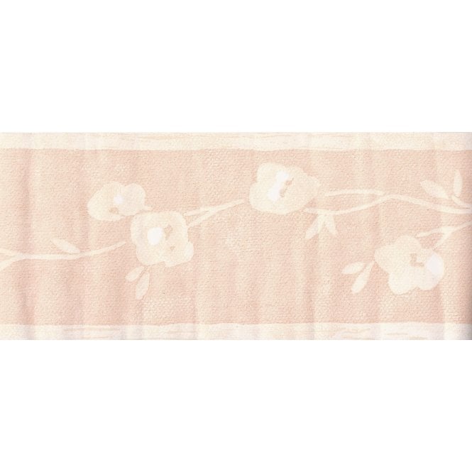 Stencil Floral Peach Border by Crown 4582
