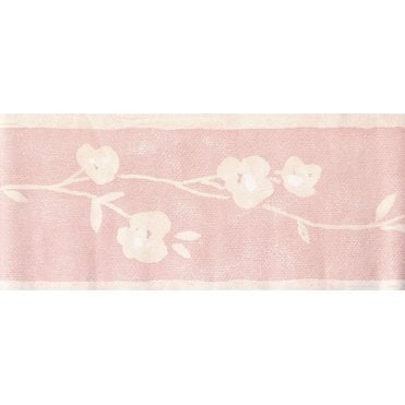 Stencil Floral Pink Border by Crown 4584