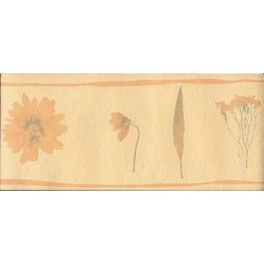 Style de Vie Golden Yellow Feather Border by Crown 41360