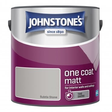 Subtle Stone Matt Emulsion - Johnstones One Coat Wall and Ceiling Paint