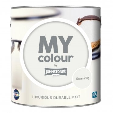 MY Colour | Swansong Durable Matt Emulstion Paint 2.5L Can | Johnstone's Paint from PPG
