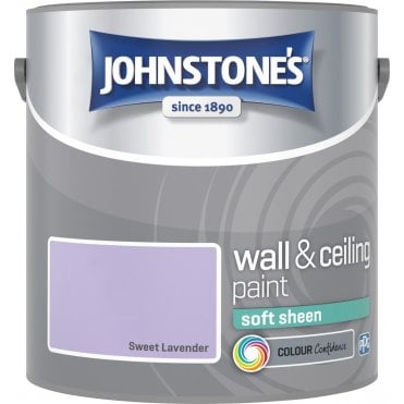 Sweet Lavender Soft Sheen Johnstones Paint Can