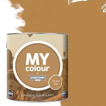 MY Colour | Tan Your Hide Durable Matt Emulstion Paint 2.5L Colour | Johnstone's Paint from PPG