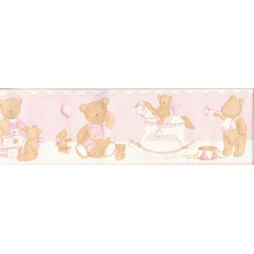 Tartine et Chocolat Teddy Bears Beige Border 57932803
