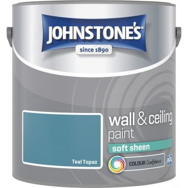 Teal Topaz Soft Sheen Johnstones Paint Can