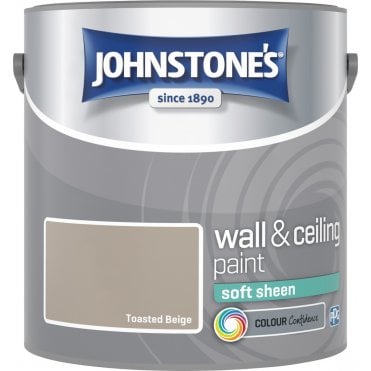 Toasted Beige Soft Sheen Johnstones Paint Can