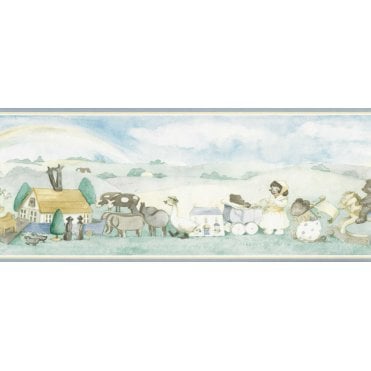 Toy Parade Nursery Wallpaper Border by Fine Decor BD1016
