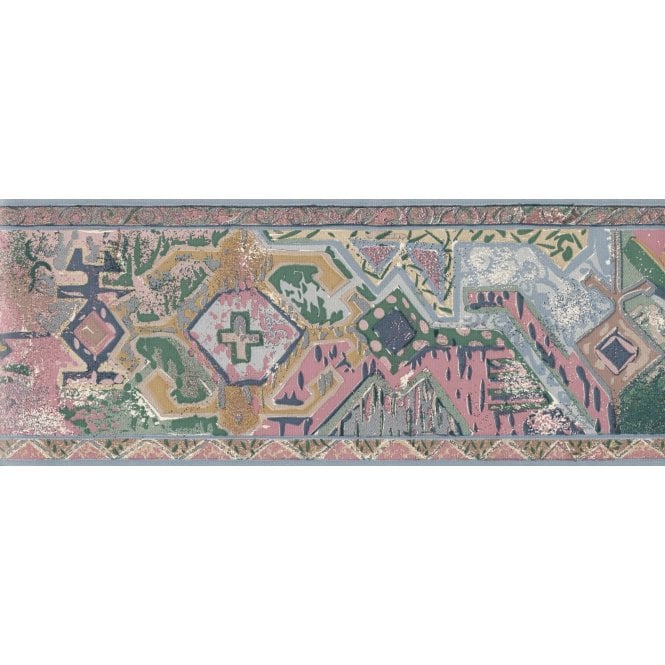 Tunis Aztec Multicoloured 10 Metre Border By Coloroll 524472