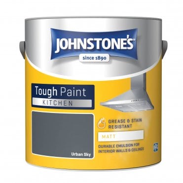 Urban Sky Matt Emulsion - Johnstones Kitchen Matt Wall and Ceiling Paint