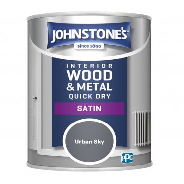 Urban Sky Quick Dry Satin - Johnstones Interior Wood & Metal Paint