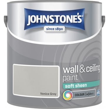 Venice Grey Soft Sheen Johnstones Paint Can