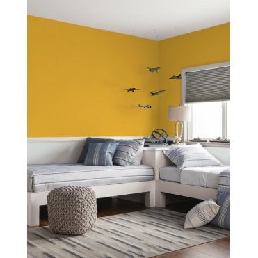 Warming Rays Feature Wall Johnstones Paint Room