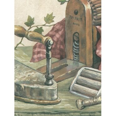 Washing Time Green Border By Rosedale CYB1537
